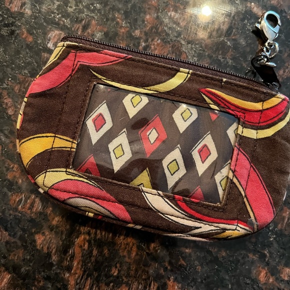 Vera Bradley ID And Change Purse With Chain Attachment - Picture 9 of 11